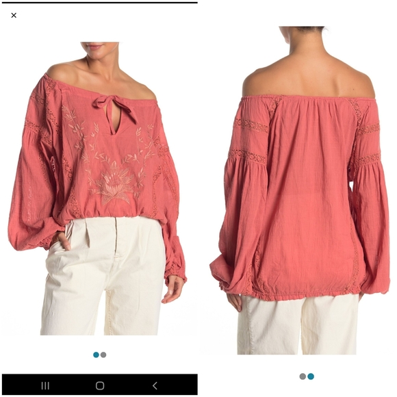 Free People Maria,Maria Athena Embroidered Blouse - Picture 7 of 9